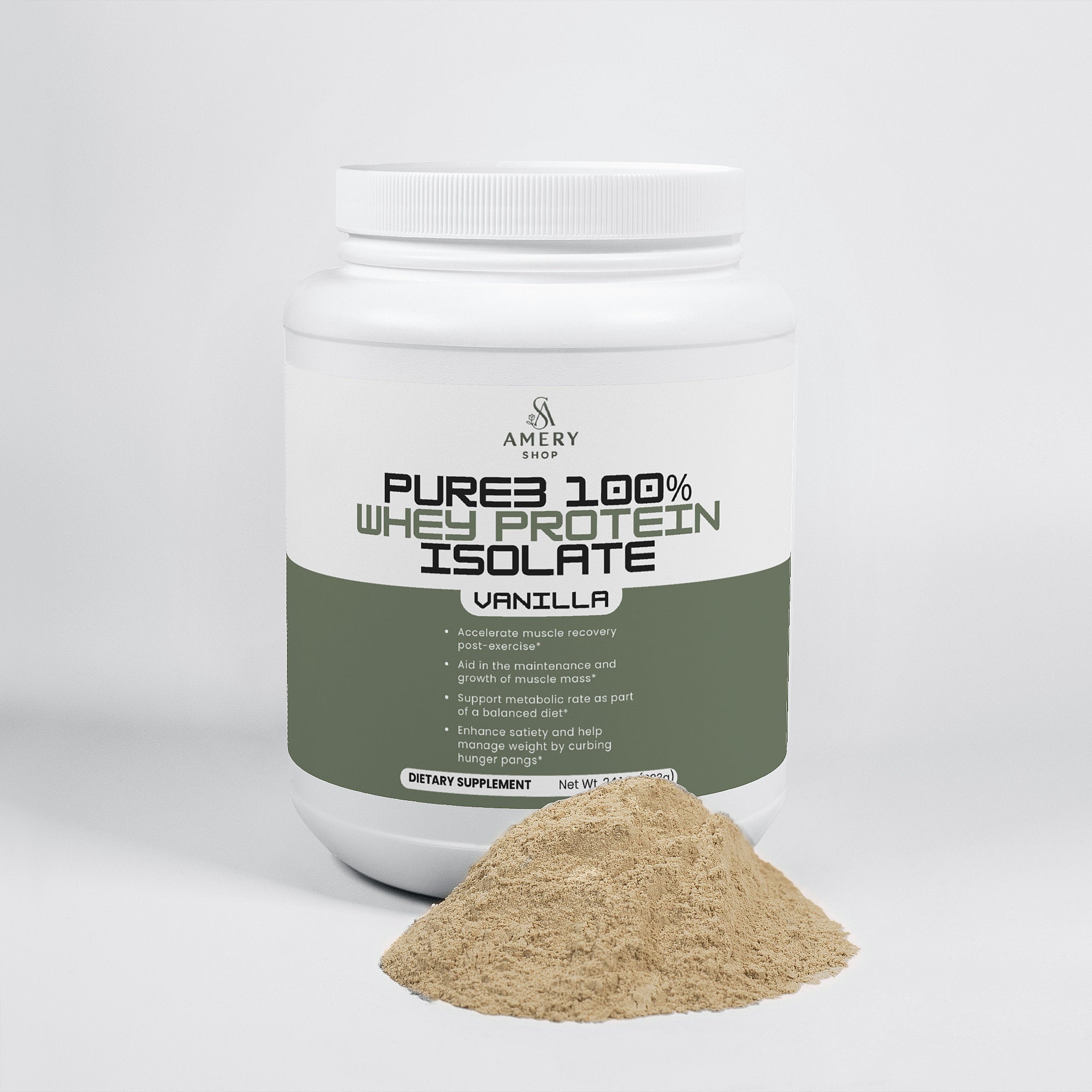 Pure3 100% Whey Protein Isolate (Vanilla)