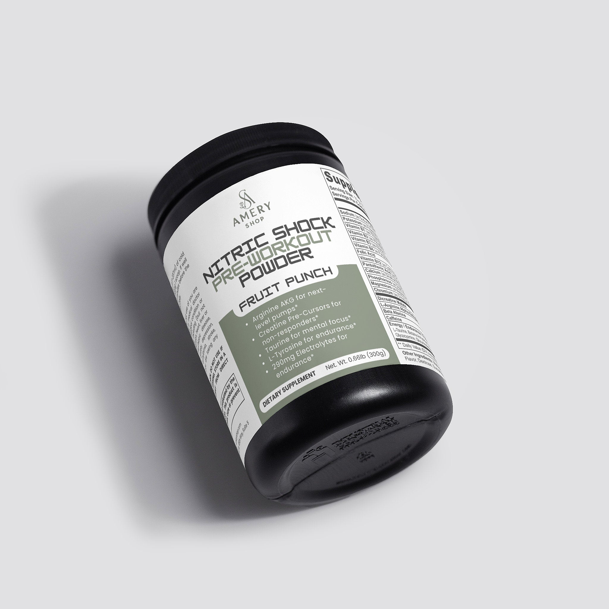Nitric Shock Pre-Workout Powder (Fruit Punch)