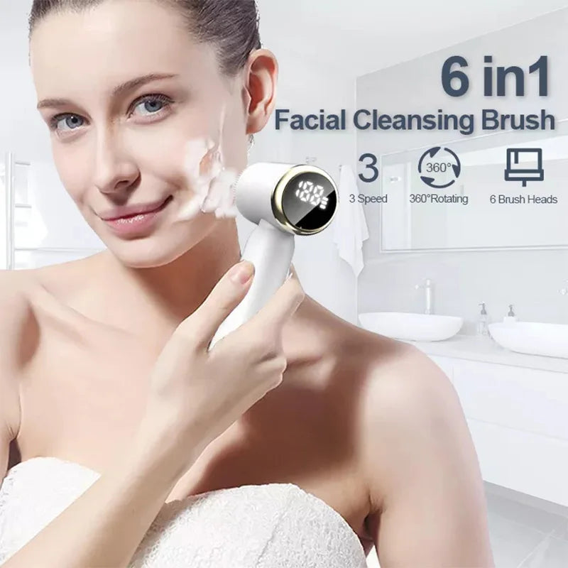 Rechargeable Multifunction Exfoliator Scrubber