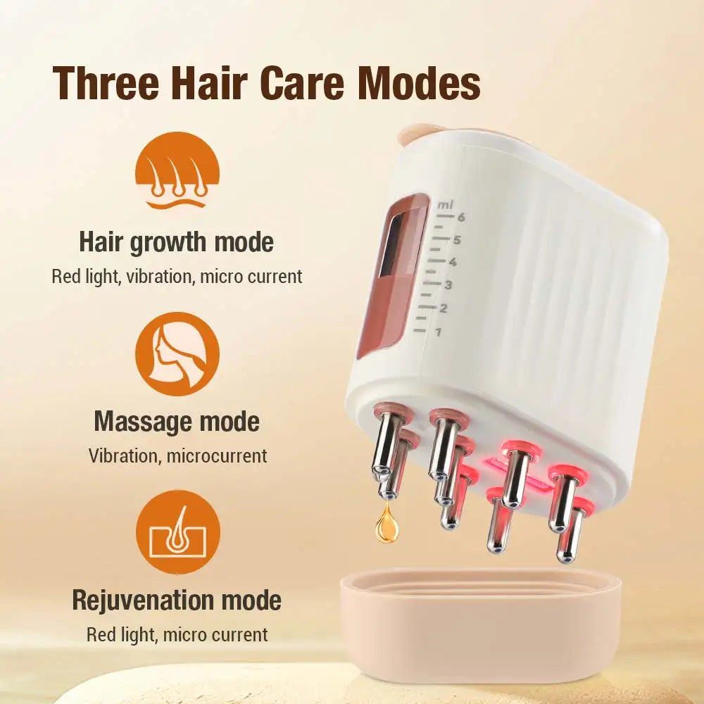 Hair Growth Oil Serum Comb