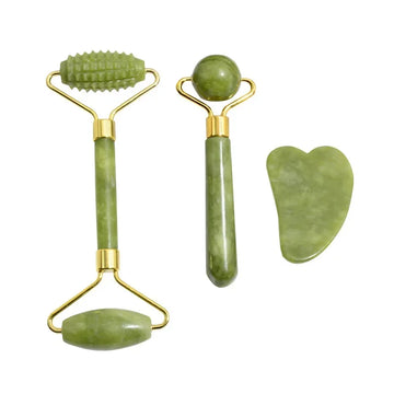 Natural Jade Gua Sha Face Roller