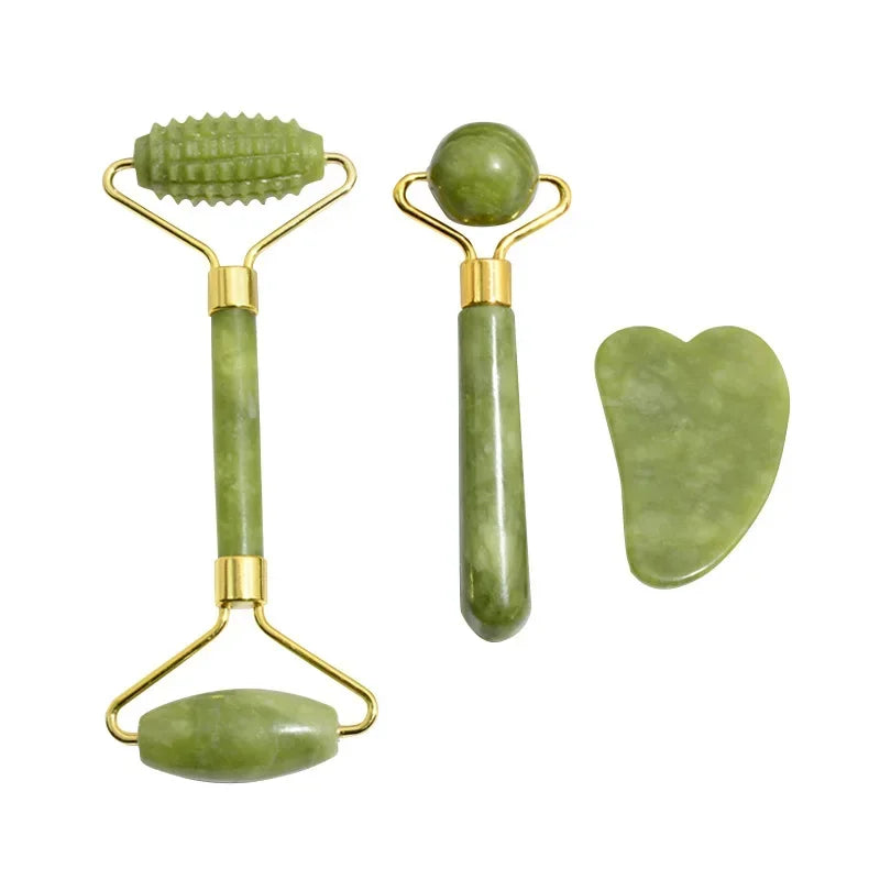 Natural Jade Gua Sha Face Roller