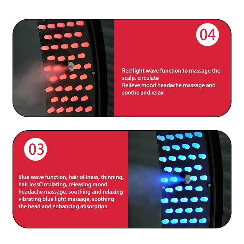 Electric Massage Light Therapy Comb