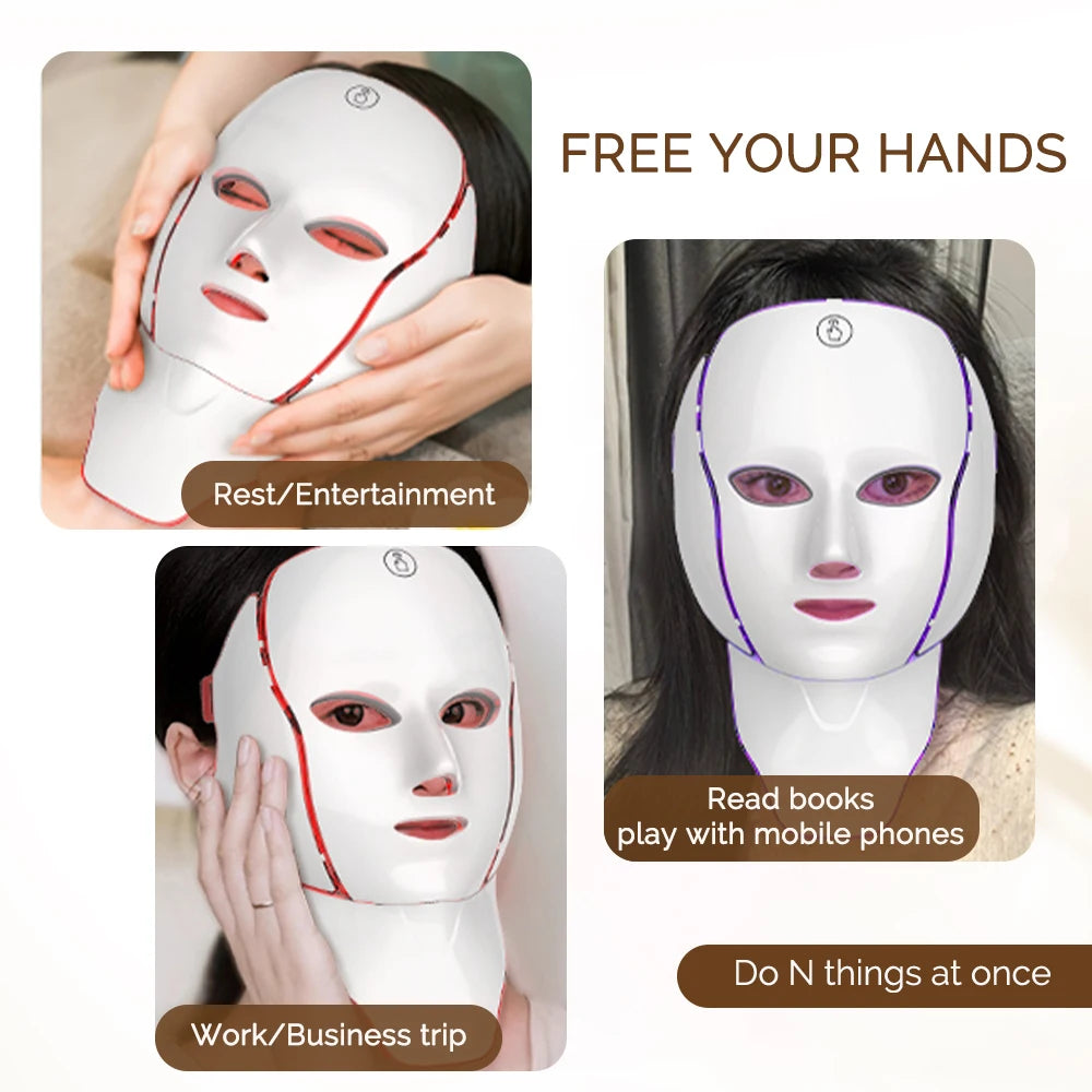 7 Colors Light LED Mask