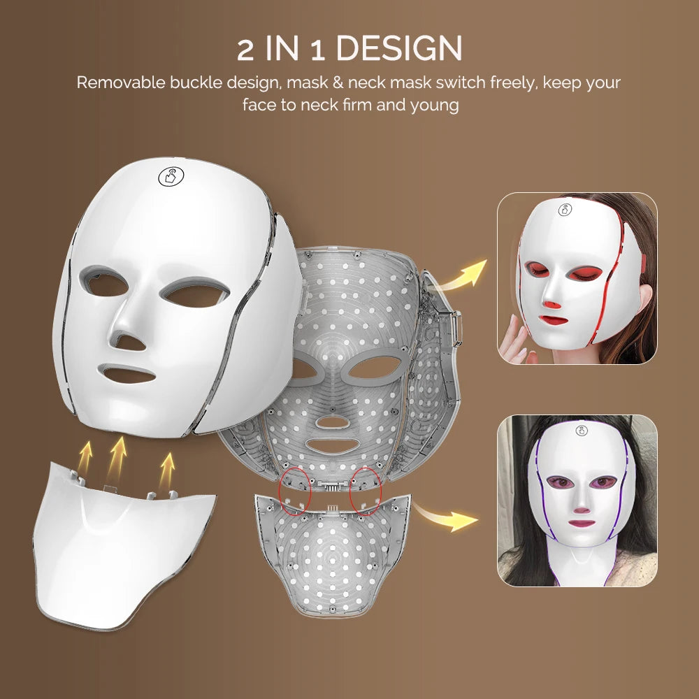 7 Colors Light LED Mask
