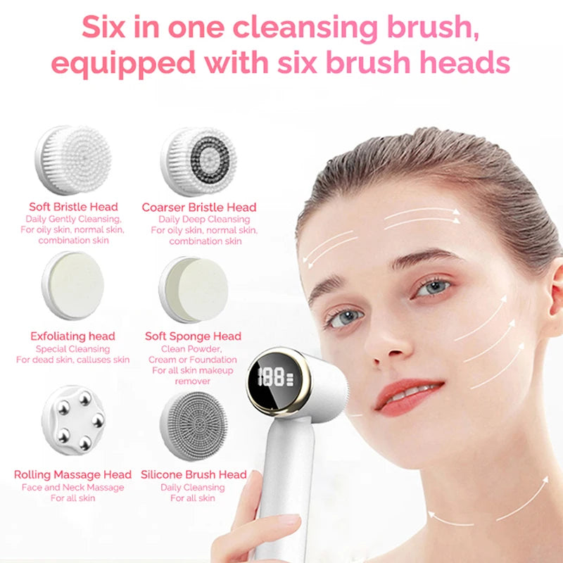 Rechargeable Multifunction Exfoliator Scrubber