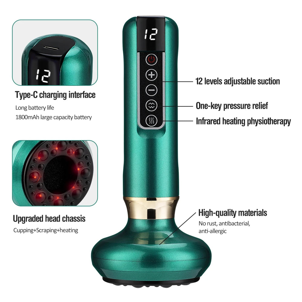 Rechargeable Magnetic Cupping Massager