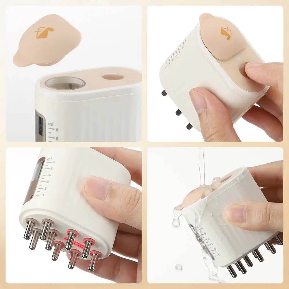 Hair Growth Oil Serum Comb