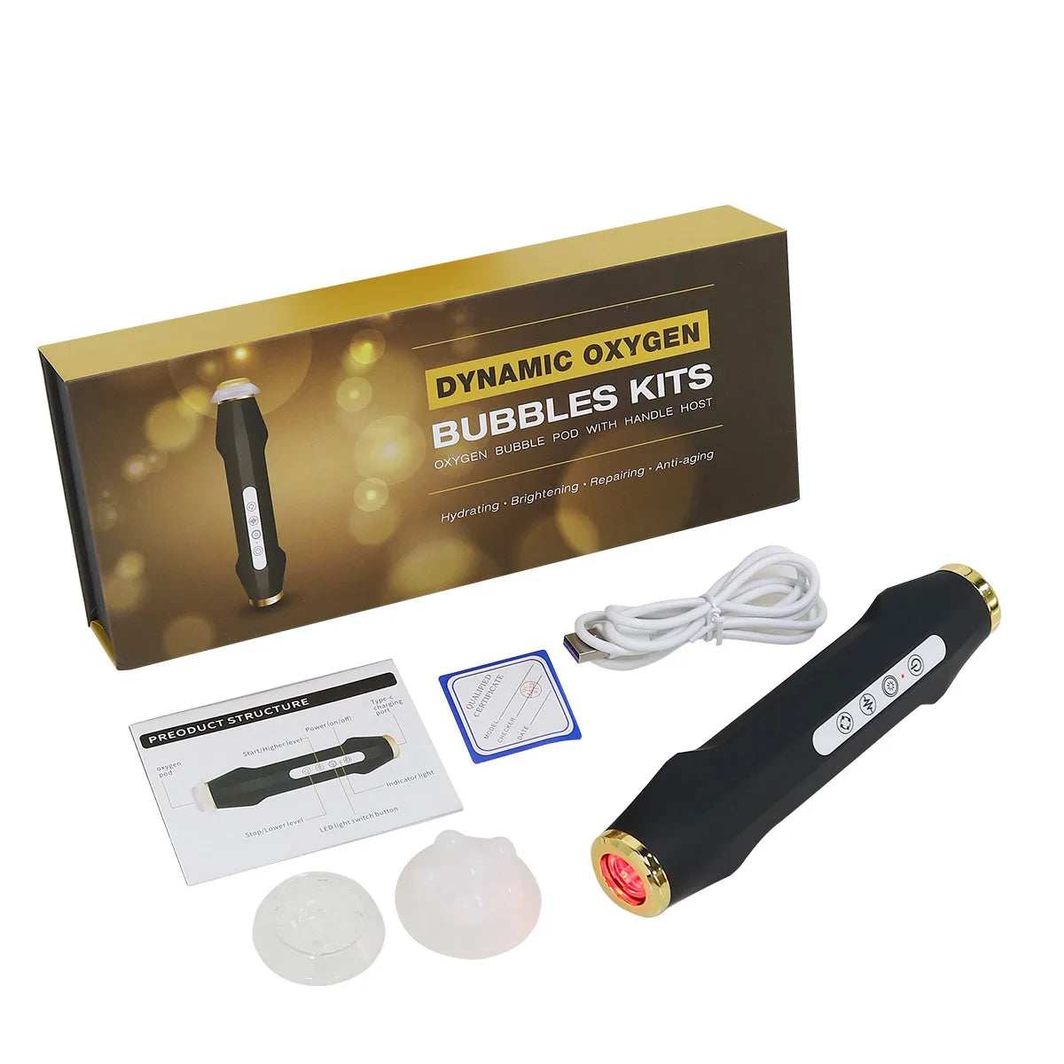 Portable CO2 Oxygen Bubble Pen