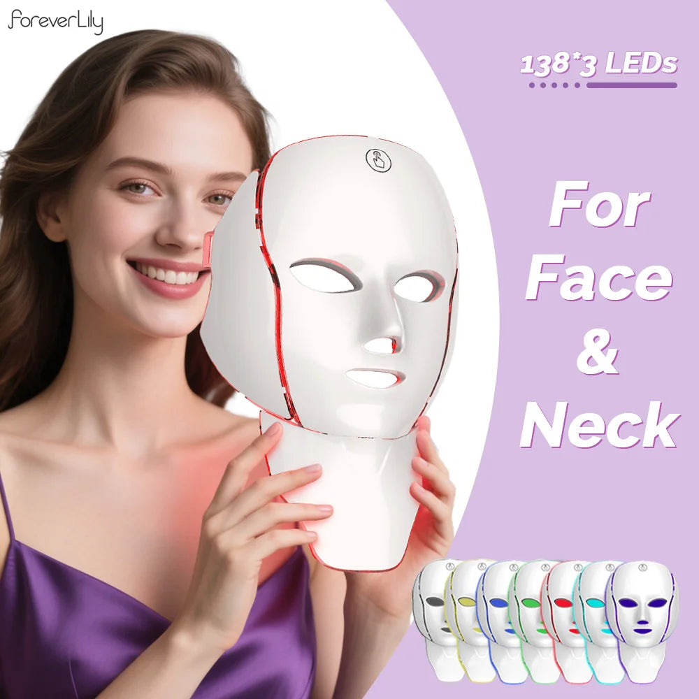 7 Colors Light LED Mask