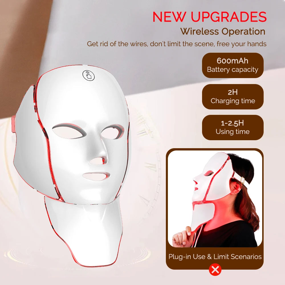 7 Colors Light LED Mask
